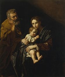 Holy Family, 1621. Creator: Bartolomeo Cavarozzi