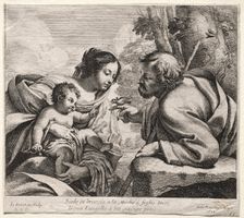 Holy Family, 1633. Creator: Simon Vouet (French, 1590-1649)
