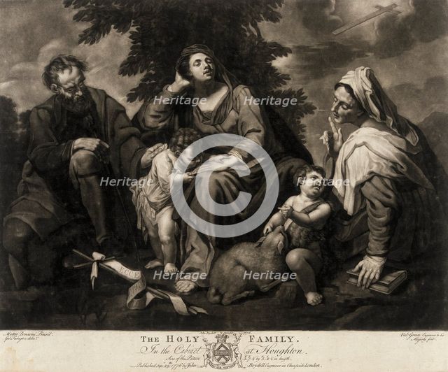 Holy Family, 1776. Creator: Valentine Green.