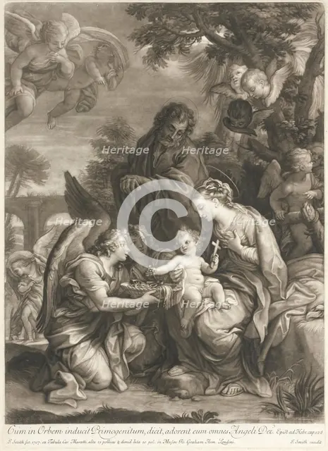 Holy Family, 1707. Creator: John Smith.