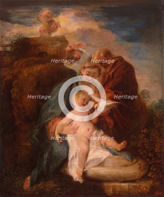 Holy Family, 1719. Creator: Jean-Antoine Watteau.