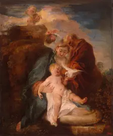 Holy Family, 1719. Creator: Jean-Antoine Watteau