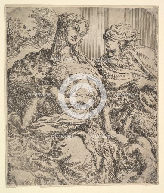 Holy Family, 17th century. Creator: Unknown.