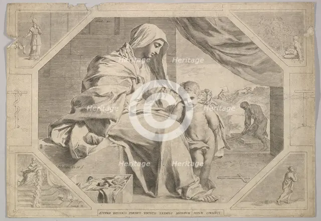 Holy Family. Creator: Claude Mellan.