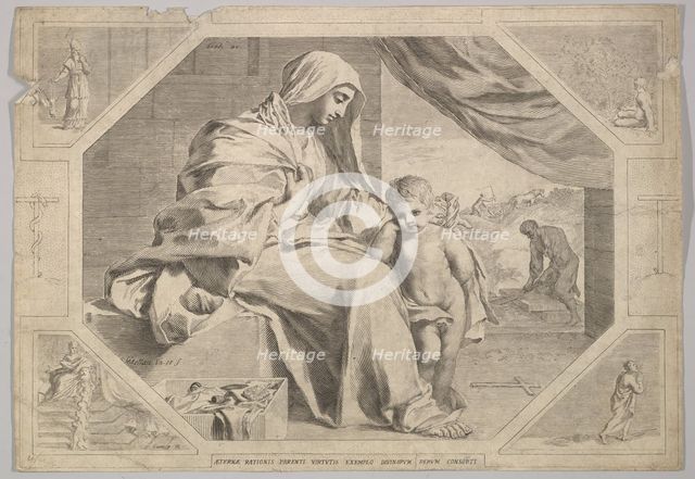 Holy Family. Creator: Claude Mellan.