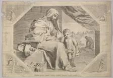 Holy Family. Creator: Claude Mellan