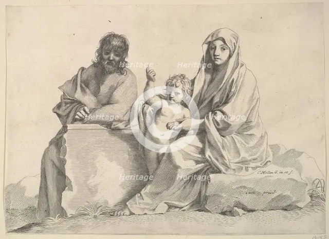 Holy Family. Creator: Claude Mellan.