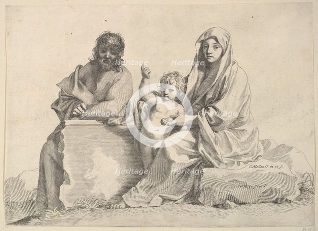 Holy Family. Creator: Claude Mellan.