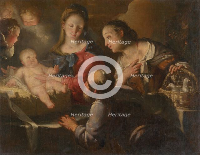 Holy Family, about 1690. Creator: Antonio Balestra
.