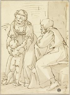 Holy Family, c. 1570. Creator: Unknown