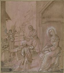 Holy Family in Joseph's Carpentry Shop, n.d. Creator: Unknown