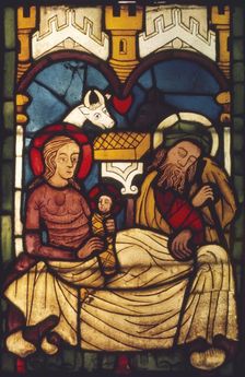 Holy Family in the Stable from a Swedish Church, c20th century