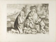 Holy Family, n.d. Creator: Cornelis de Visscher