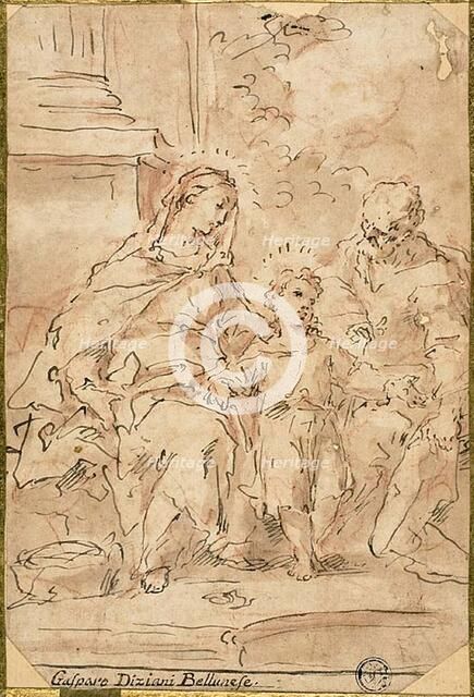 Holy Family, n.d. Creator: Gaspare Diziani.