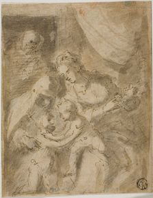 Holy Family with the Infant Saint John and Saint Anne, n.d. Creator: Unknown