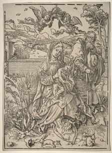 Holy Family with the Three Hares. Creator: Albrecht Dürer (German, 1471-1528)