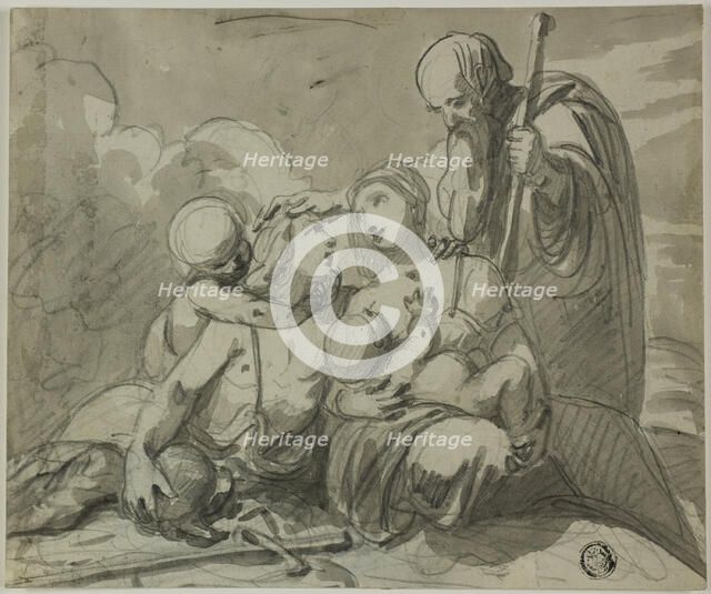 Holy Family with Warrior Saint, n.d. Creator: Unknown.