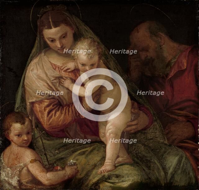 Holy Family with Young Saint John, 1550-1575. Creator: Paolo Veronese.