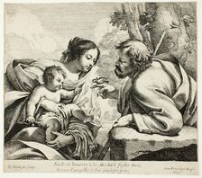 Holy Family With a Bird, 1633. Creator: Simon Vouet