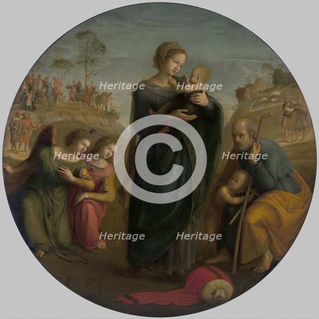 Holy Family with Angels, 1520. Creator: Piero di Cosimo.