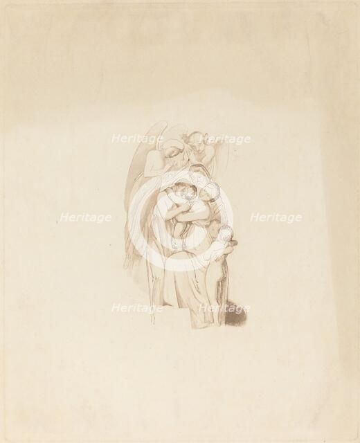 Holy Family? with Angels, 19th century. Creator: Unknown.