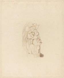 Holy Family? with Angels l.1: The March of the Intellect, 19th century. Creator: Unknown