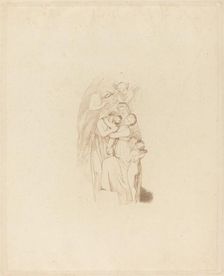 Holy Family? with Angels l.1: The March of the Intellect, 19th century. Creator: Unknown
