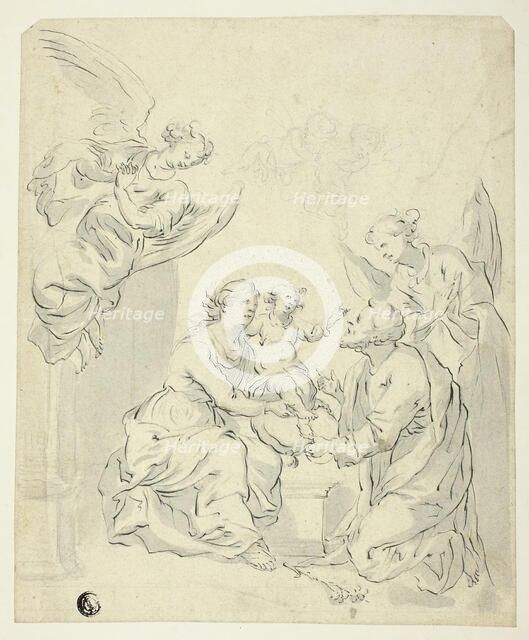 Holy Family with Angels, n.d. Creator: Unknown.
