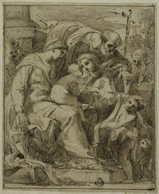 Holy Family with Female Saint and Infant Saint John the Baptist, n.d. Creator: Giuseppe Santi