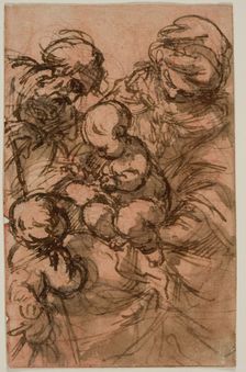 Holy Family with Infant Saint John, between 1754 and 1815. Creator: Carlo Alberto Baratta