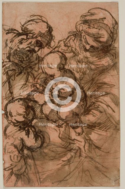 Holy Family with Infant Saint John, between 1754 and 1815. Creator: Carlo Alberto Baratta.
