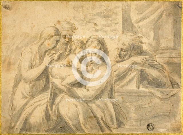 Holy Family with Mary Magdalene and Male Saint, n.d. Creator: Unknown.