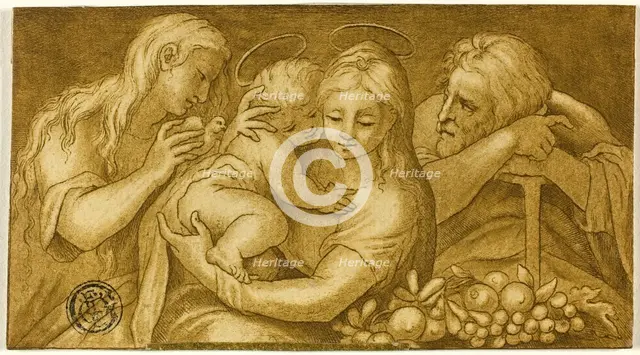 Holy Family with Mary Magdalene, n.d. Creator: Unknown.