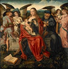 Holy Family with Music Making Angels, ca 1515