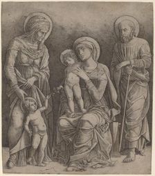 Holy Family with Saint Elizabeth and the Infant Saint John, c. 1495/1505. Creator: Giovanni Antonio da Brescia
