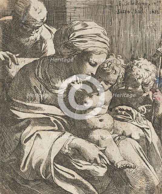 Holy Family with Saint John, between 1605 and 1620. Creator: Sisto Badalocchio.