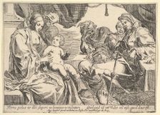 Holy Family with Saints, 1610-42. Creator: Pierre Brebiette