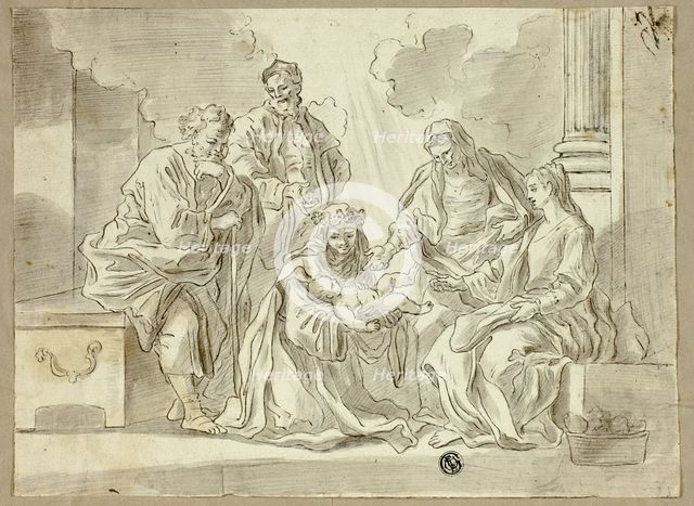Holy Family with Saints, n.d. Creator: Unknown.