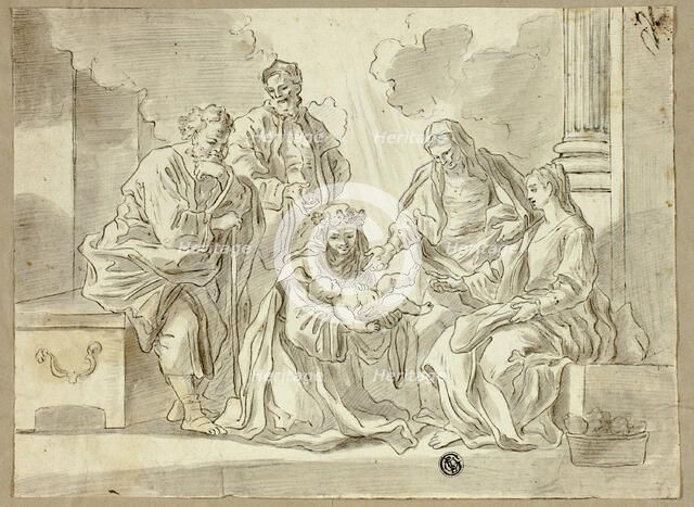 Holy Family with Saints, n.d. Creator: Unknown.