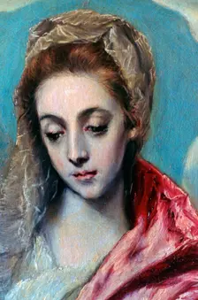 Holy Family with St Anne (detail), c1590-1595. Artist: El Greco