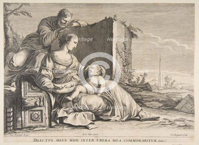 Holy Family.n.d. Creator: Claude Cherpignon.