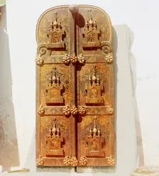 Holy Gates from 1652, Museum inventory number 1591, Rostov museum, Rostov Velikii, 1911. Creator: Sergey Mikhaylovich Prokudin-Gorsky