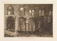 Holy Island Cathedral (Liber Studiorum, part III, plate 11), February 20, 1808. Creator: JMW Turner