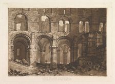 Holy Island Cathedral (Liber Studiorum, part III, plate 11), February 20, 1808. Creator: JMW Turner