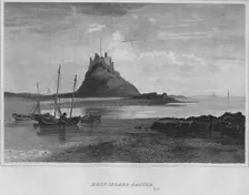Holy Island Castle 1814. Artist: John Greig