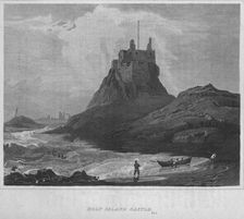 Holy Island Castle 1814. Artist: John Greig