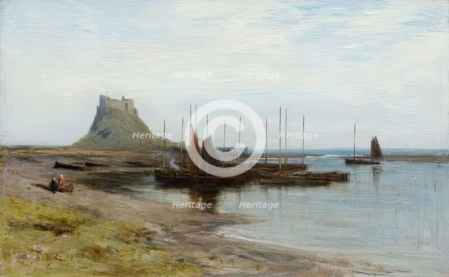 Holy Island Castle, 1880. Creator: George Reid.