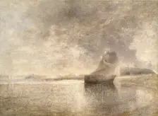 Holy Island Castle, Northumbria, c1882-3. Artist: Alfred William Hunt
