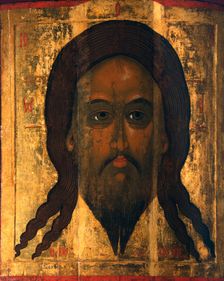 Holy Mandylion (The Vernicle), 1447. Creator: Russian icon