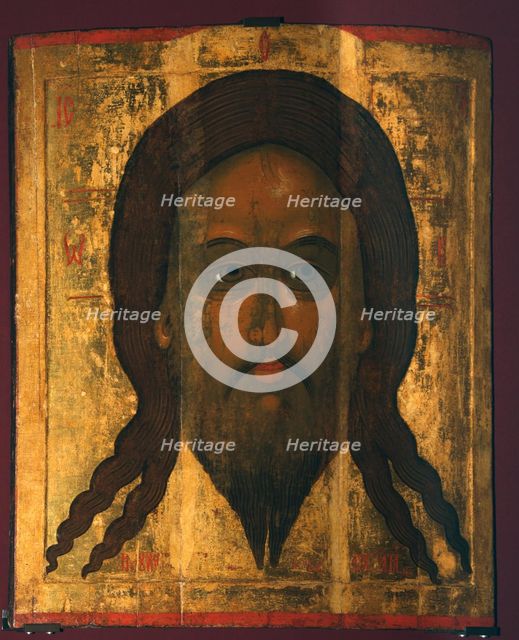 Holy Mandylion (The Vernicle), 1447. Artist: Serapion (active 1440s)